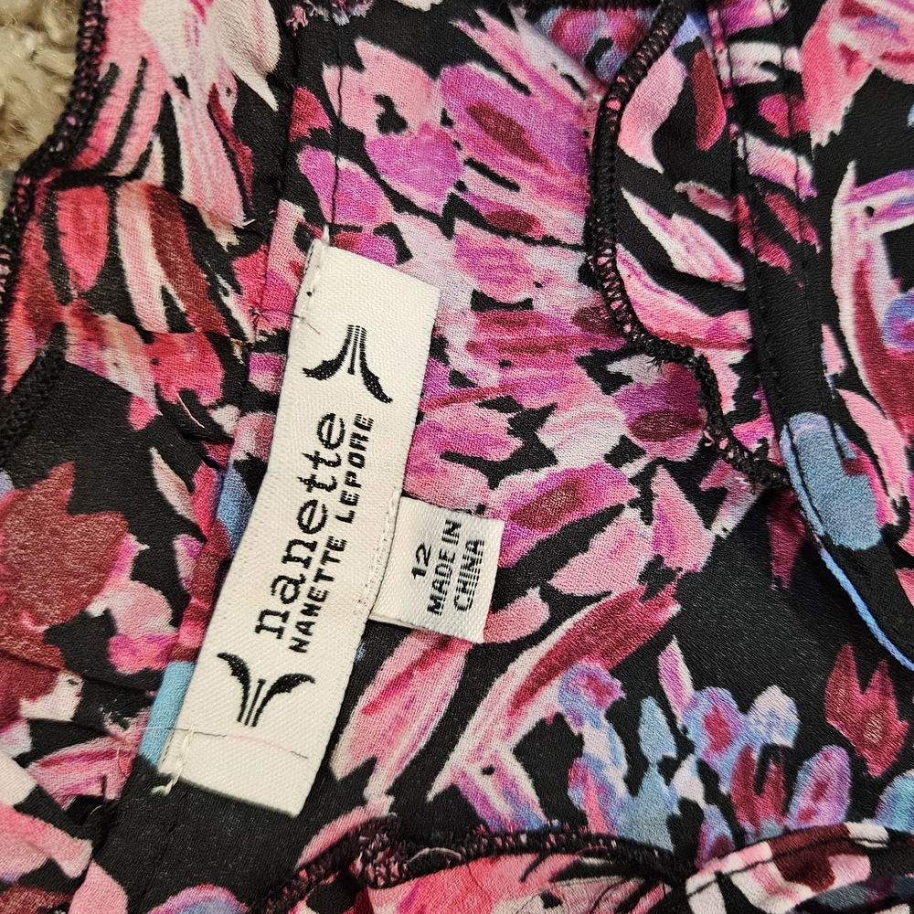 Nanette Lepore Vibrant Floral Long Sleeve Dress - Picture 4 of 7